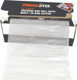 11” x 50’ Vacuum Bag Roll with Built-In Bag Cutter